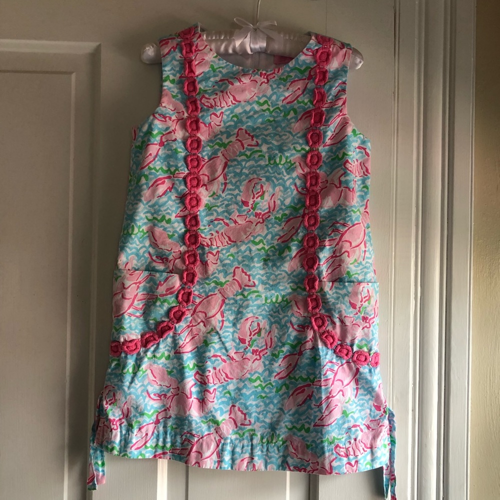 Girls Lilly Pulitzer sz 7 lobster shift
